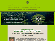 Tablet Screenshot of healingontheriver.com